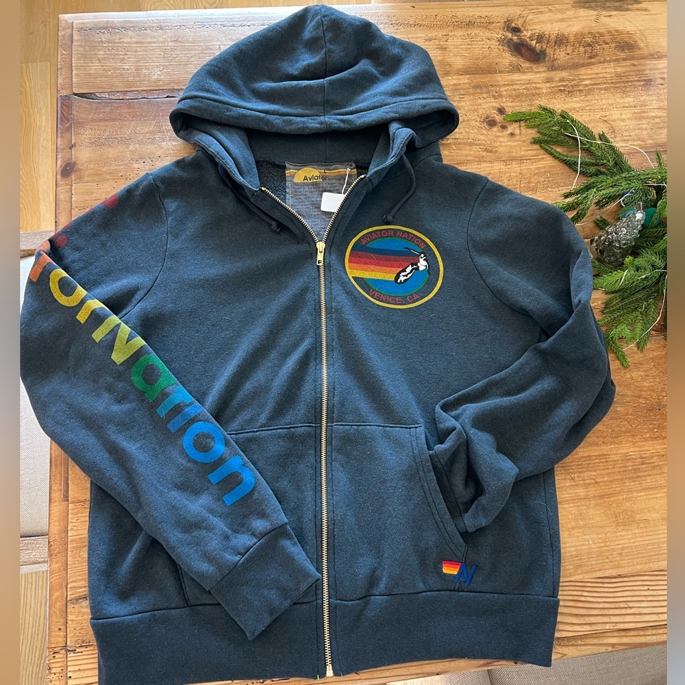NWT Men’s Aviator Nation Hoodie size Large